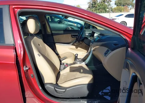 2013 Hyundai Elantra Limited z USA, uszkodzony, nr VIN 5NPDH4AE0DH299459